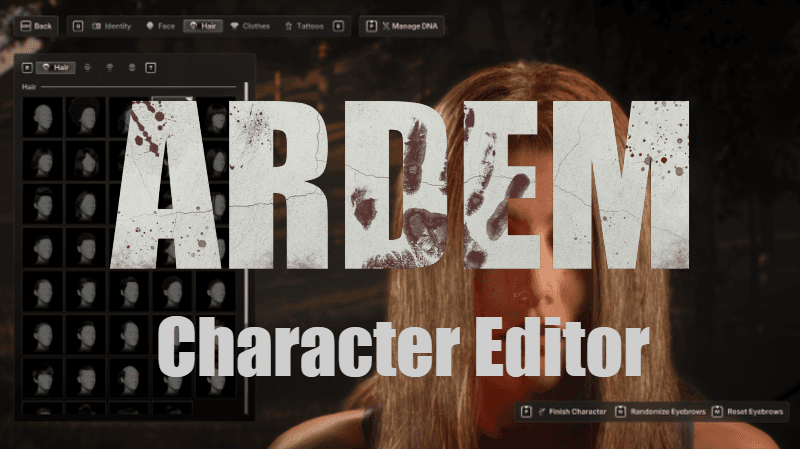 Sneak Peek: Character Editor
